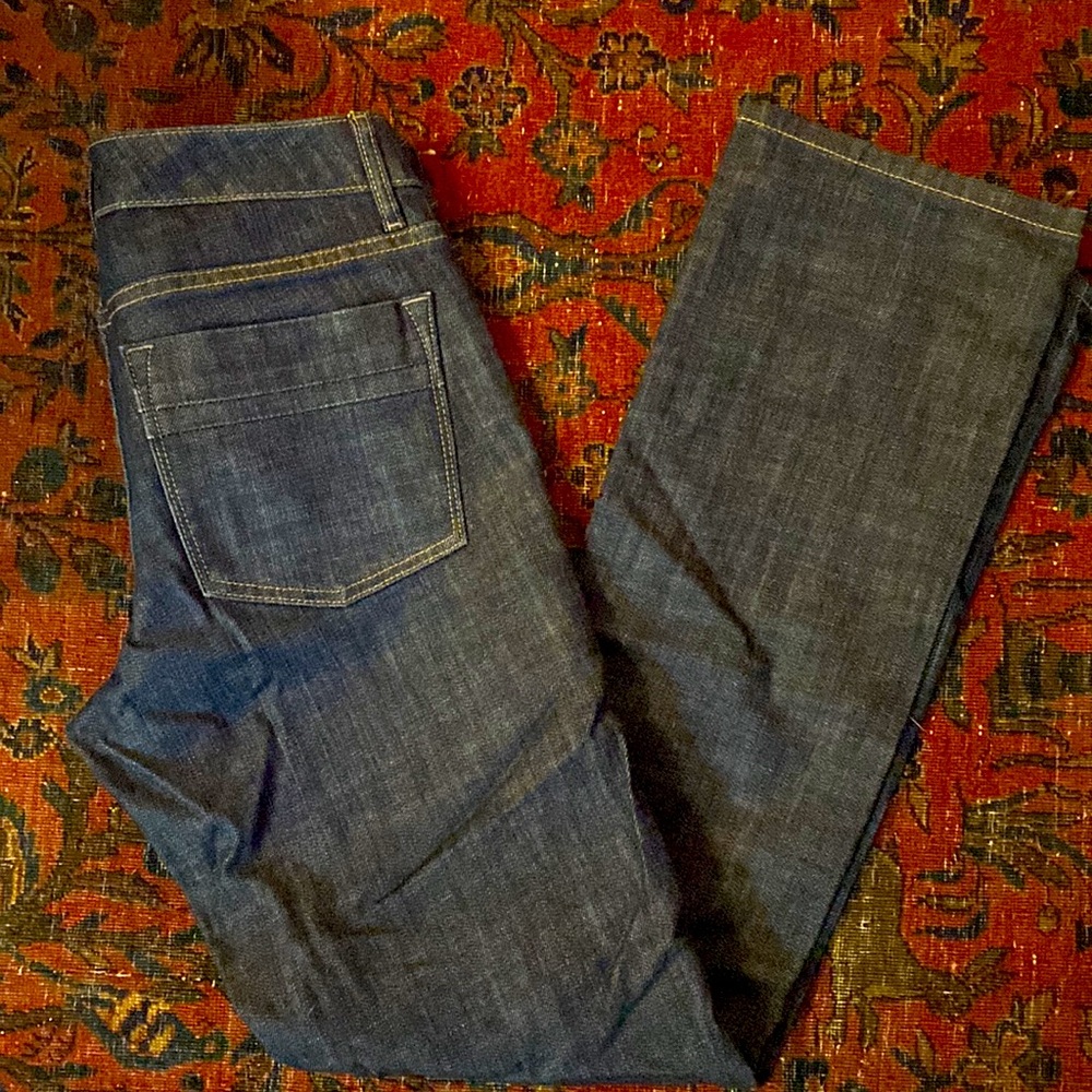 Bootcut Denim Slacks - image 1